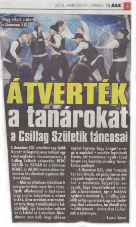 Már az újságban is! ;D